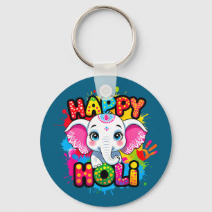 Llavero Feliz holi niños niños niña pequeña india hindú co
