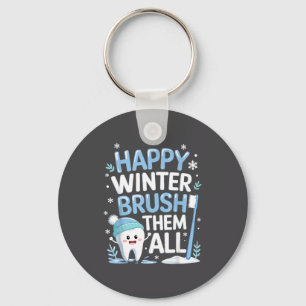Llavero Feliz invierno Bruhem todos los dientes dental den