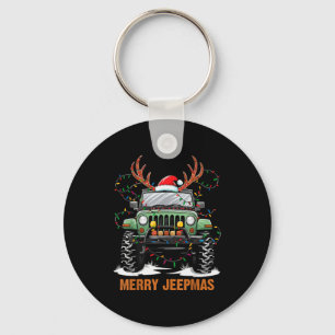 Llavero Feliz Jeepmas Navidad Xmas Santa Reno Hombres