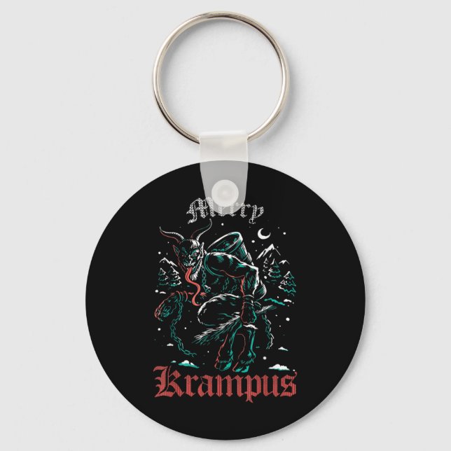 Llavero Feliz Krampus Navidades Navidad Horror Mala Maldad (Anverso)
