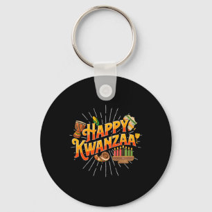 Llavero Feliz Kwanzaa - Festival del Patrimonio Africano A