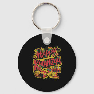 Llavero Feliz Kwanzaa Kinara Siete Velas Principios de K