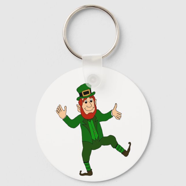 Llavero Feliz Leprechaun (Anverso)