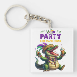 Llavero Feliz Mardi Gras