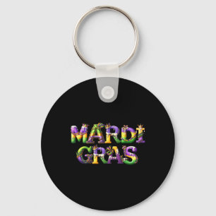 Llavero Feliz Mardi Gras 2025 New Orleans Fleur De Lis Mas