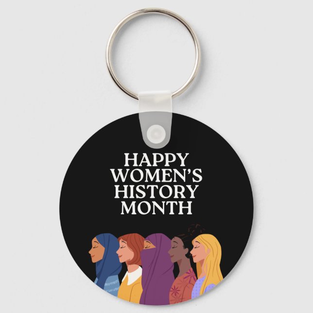 Llavero Feliz mes de la historia de la mujer (Anverso)