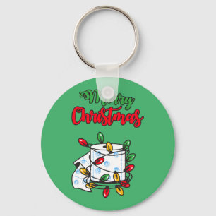 Llavero Feliz Navidad 2020 - Edición de papel higiénico