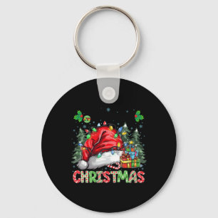Llavero Feliz Navidad 2024 Santa Hat Familia Paj