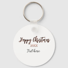 Llavero Feliz Navidad a los detalles del año negro holi