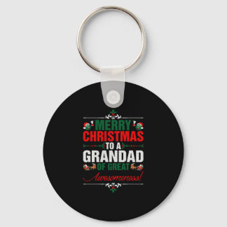 Llavero Feliz Navidad A Un Abuelo De Gran Awesomismo