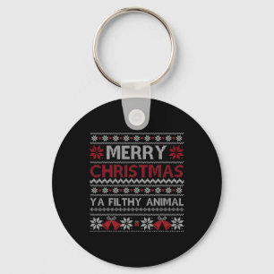 Llavero Feliz Navidad Animal Sucio Ya Feo Estilo Navidad