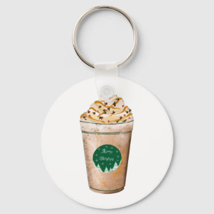 Llavero Feliz Navidad Caramel Drizzte Latte