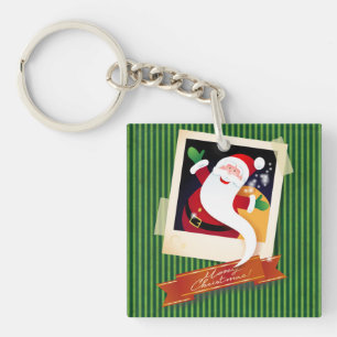 Llavero ¡Feliz Navidad con Santa!
