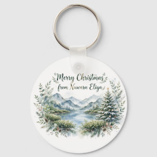 Llavero Feliz Navidad desde Nuwara Eliya Camiseta Juvenil