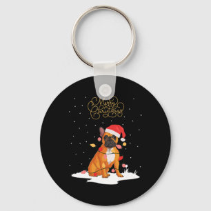 Llavero Feliz Navidad Diversión navideña Navidades Bulldog