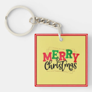 Llavero Feliz Navidad enmarcado-80716