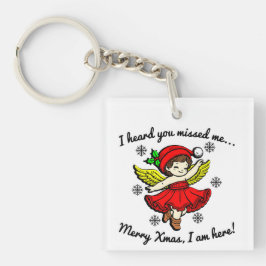 Llavero Feliz Navidad estoy aquí