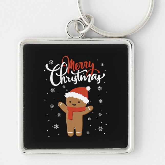 Llavero Feliz Navidad Ginger Bread Xmas Navidades Cookie (Frente)