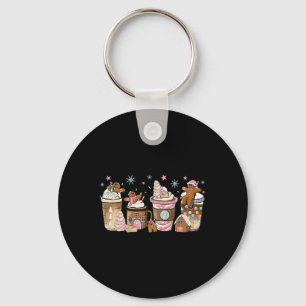 Llavero Feliz Navidad Gingerbread Cookie Café Cups Lat