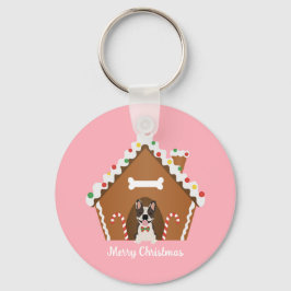 Llavero Feliz Navidad Gingerbread Dog House