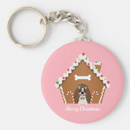 Llavero Feliz Navidad Gingerbread Dog House