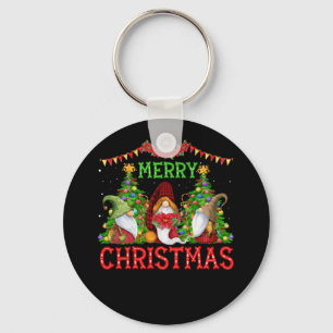 Llavero Feliz Navidad Gnome Family Xmas