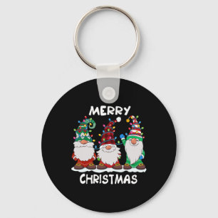 Llavero Feliz Navidad Gnomes Navidad Familiares Hombres Mu