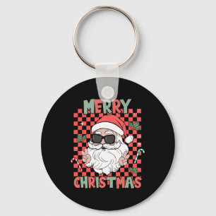 Llavero Feliz Navidad Gracioso Papá Noel Noel Pjs Hombres