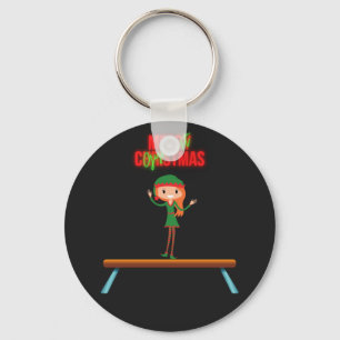 Llavero Feliz Navidad Gymnast Elf