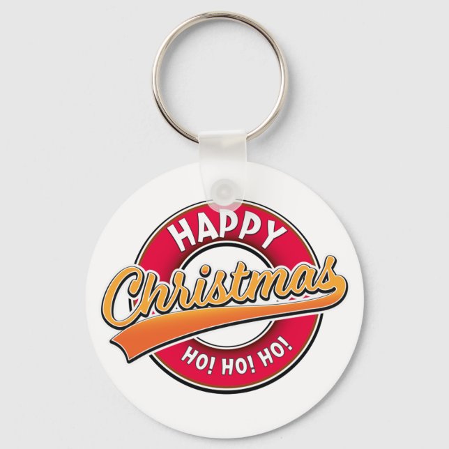 Llavero Feliz Navidad Ho! Ho! Ho! (Anverso)