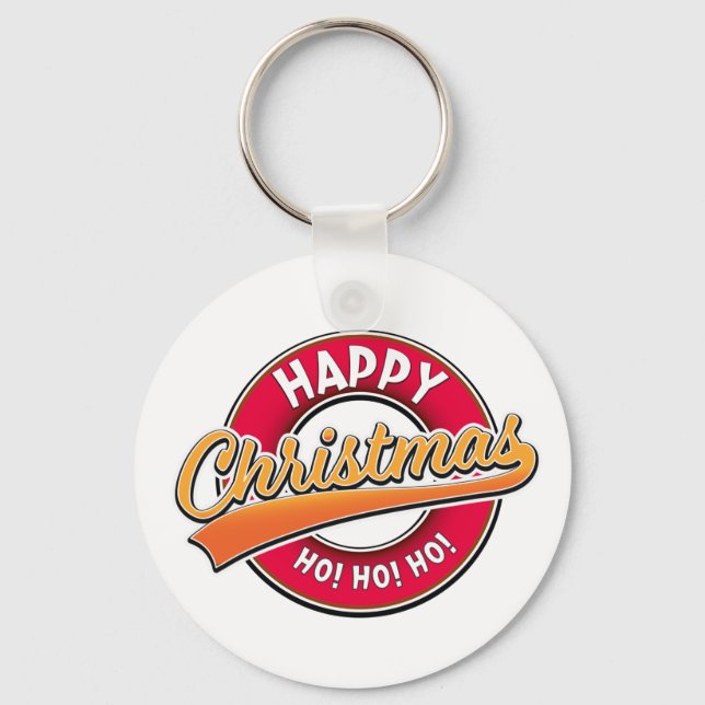 Llavero Feliz Navidad Ho! Ho! Ho! (Anverso)