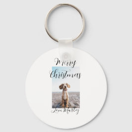 Llavero Feliz Navidad mascota perro gato foto regalos de v