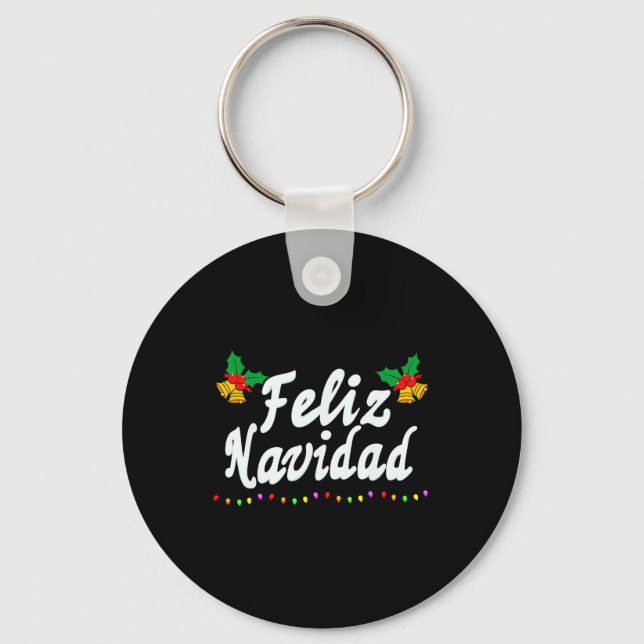 Llavero Feliz Navidad Navidades Hombres Familia Mujeres Ni (Anverso)