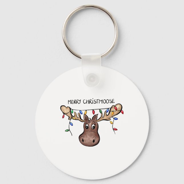 Llavero Feliz Navidad Navidades Moose Xmas Lover Holid (Anverso)