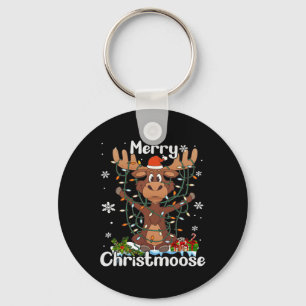 Llavero Feliz Navidad Navidades Moose Xmas Tree Lights