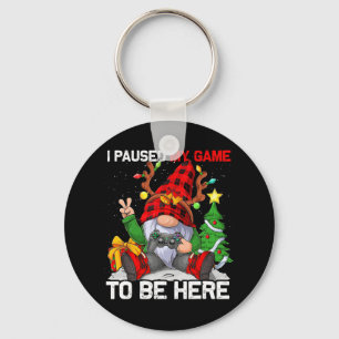 Llavero Feliz Navidad Nochebuena Gamer Gnome Video Game Bo