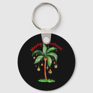 Llavero Feliz Navidad Palma Hawaii Hawaiano Tropical