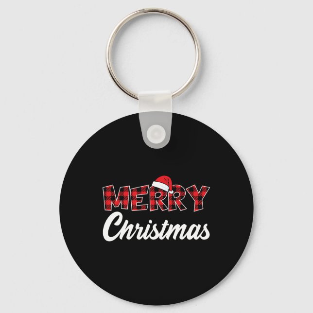 Llavero Feliz Navidad Papá Noel Navidad (Anverso)
