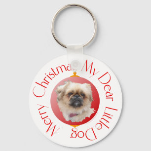Llavero Feliz Navidad Pekinés