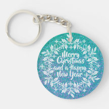 Feliz Navidad Purpurinoso | Keychain