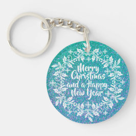 Llavero Feliz Navidad Purpurinoso | Keychain
