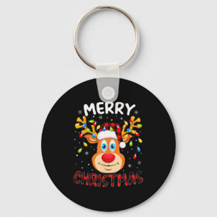 Llavero Feliz Navidad Reno Navidades Familia Hombres Mujer
