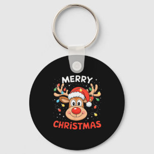 Llavero Feliz Navidad Reno Navidades Familia Hombres Mujer