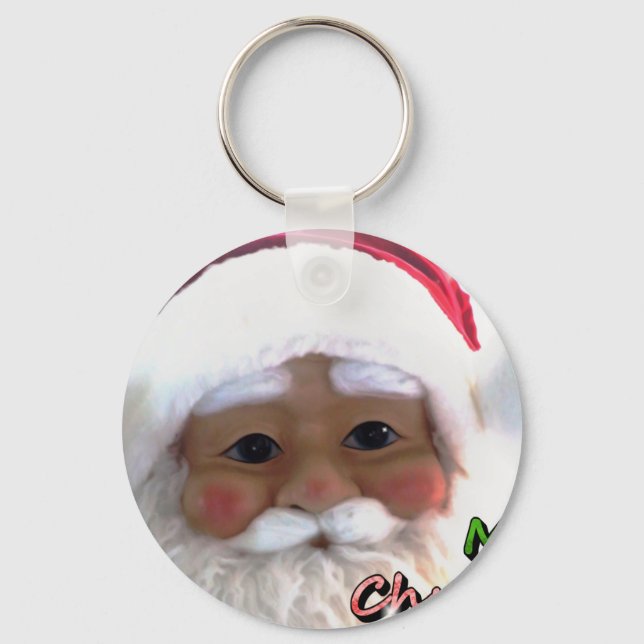 Llavero Feliz Navidad Santa Cláusula (Anverso)