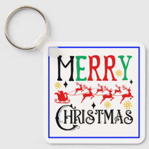 Llavero Feliz Navidad Santa Sleigh-61049 camiseta
