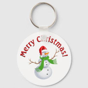 Llavero Feliz Navidad Snowman