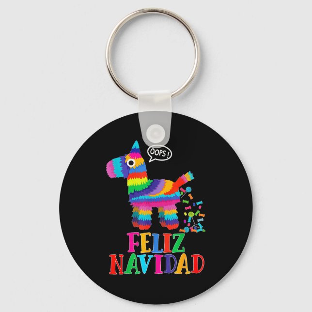 Llavero Feliz Navidad Spanish Christmas Funny Mexican Nata (Anverso)