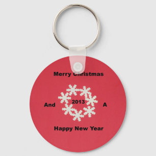 Llavero Feliz Navidad y feliz año nuevo 2013