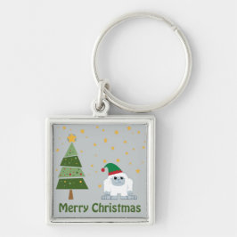 Llavero Feliz Navidad Yeti