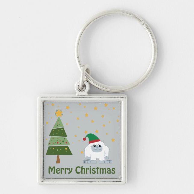 Llavero Feliz Navidad Yeti (Frente)